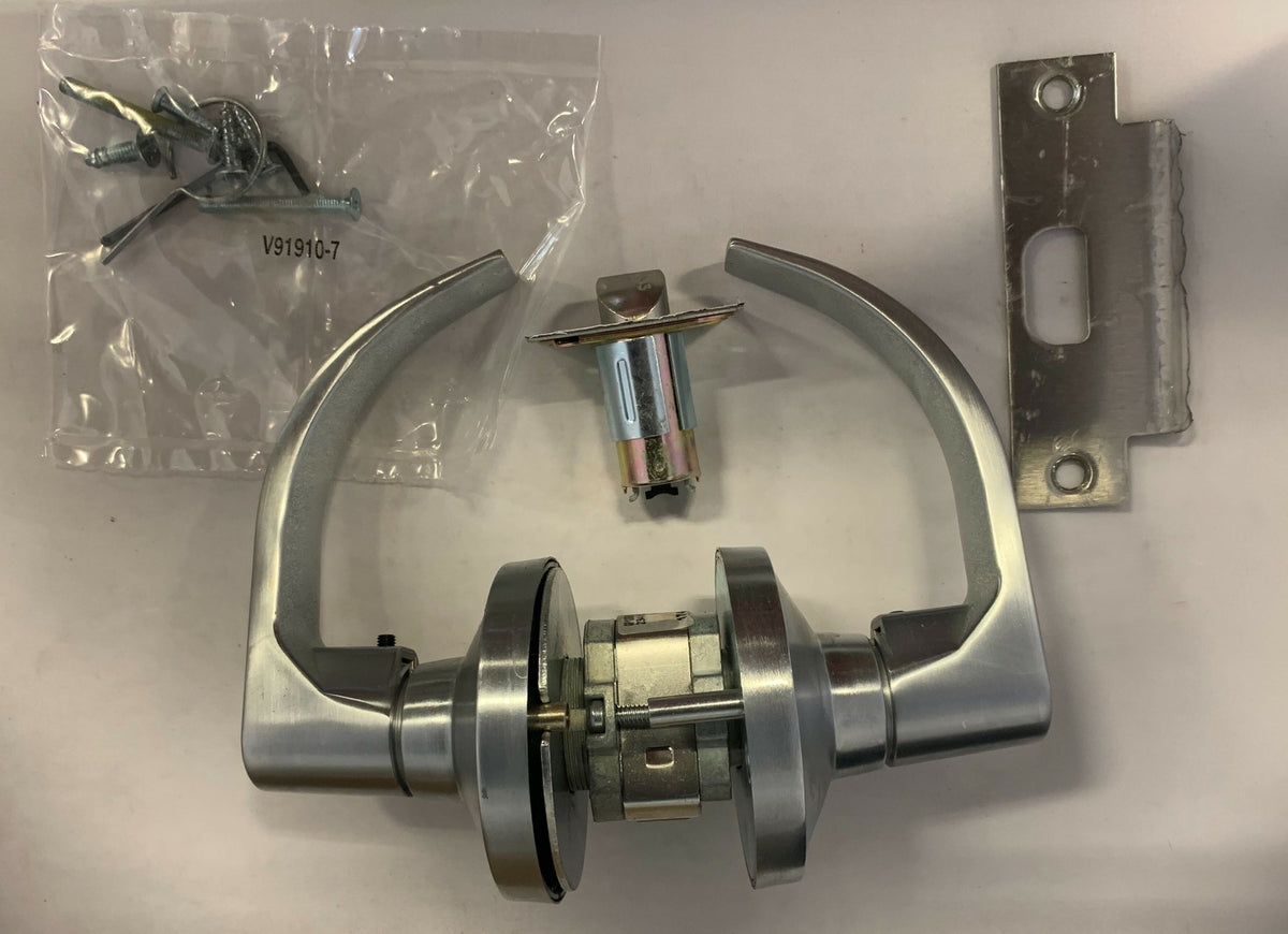 PDQ GP 126 BSN 26D PASSAGE LOCKSET GRADE 2  2 3/4" BS, ASA