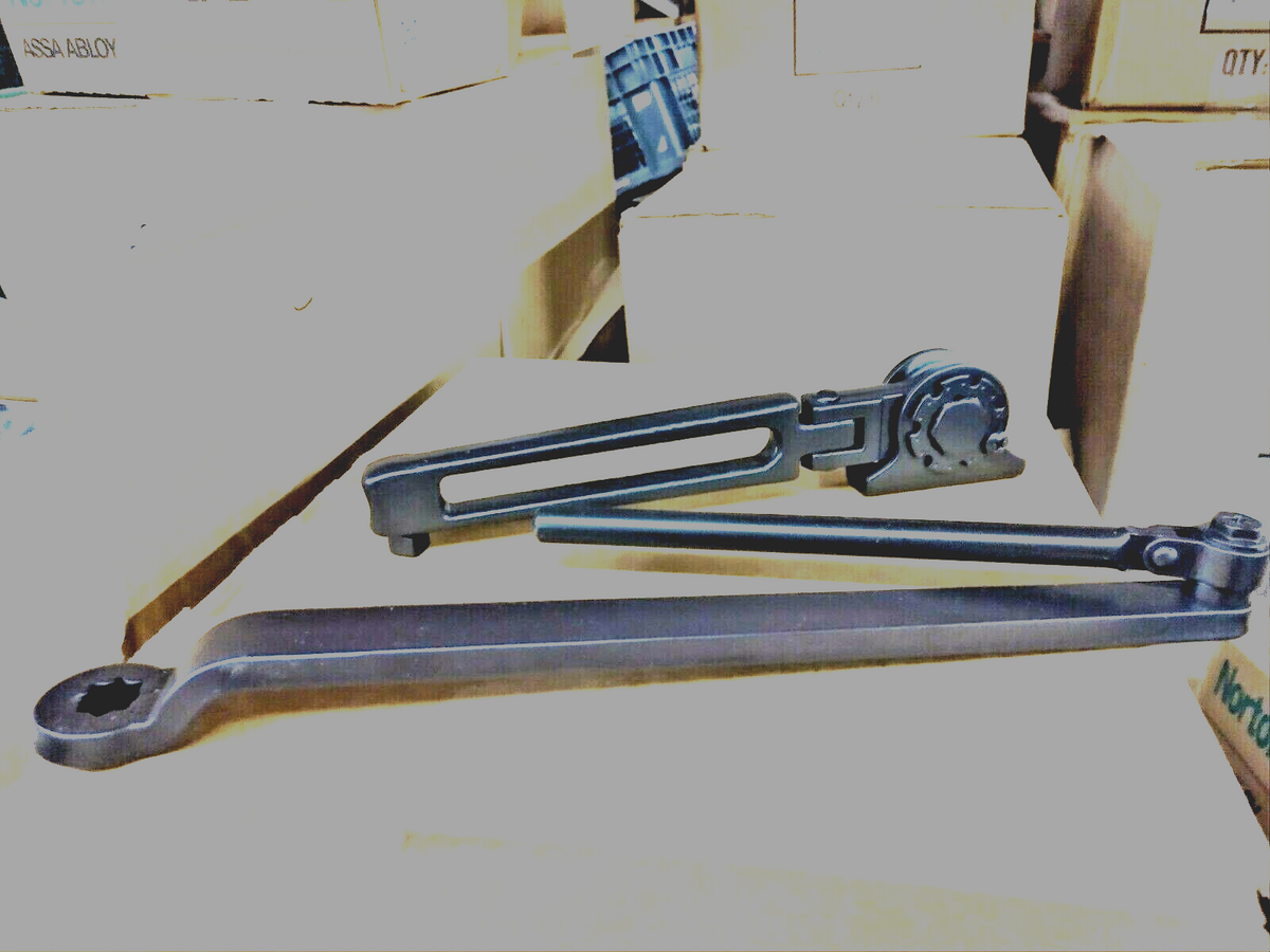 ACCENTRA DOOR CLOSER HOLD OPEN ARM  400-3 AKA 400-8 W/HOPA BKT BLACK NU STYLE