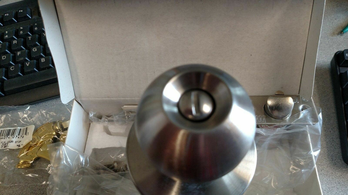 CORBIN RUSSWIN CK 4430 GWC 630 PRIVACY GRADE 2 BALL KNOB NOS 2 3/4" BACKSET X AS