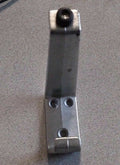 COMMERCIAL HEAVY WEIGHT COAT & HAT HOOK WITH BUMPER ZINC ALUM PAINTED