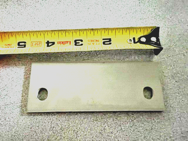 UAC- HMDF45-PC Door Hinge Filler Plate 4 1/2 X 1 3/4"