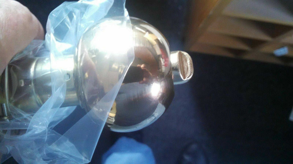 LOCKSMITH SMR IP 53 B SCHLAGE C ENTRY US3 2 3/8" BACKSET ORBIT KNOB MINT