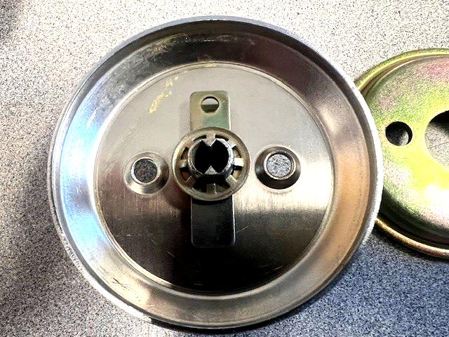 SARGENT 487 DEADBOLT US26D LA KEYWAY (MISSING CONNECTING SCREWS)