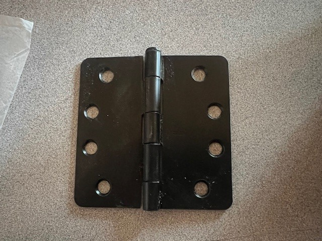 3 HAGER HINGES BALL BEARING 4 X 4"  1/4"  RADIUS CORNERS US10B