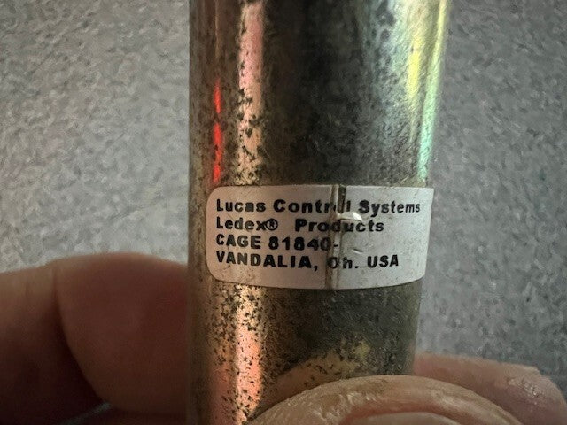 LUCAS CONTROL SYSTEMS LEDEX 189453-002 SOLINOID FOR YALE 8700LF USED AS SHOWN