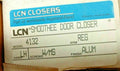LCN 4132 LH  US28 (SEE LISTING) REGULAR ARM MOUNTING FOR LEFT HAND DOORS
