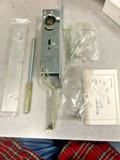ADAMS RITE 1870HM 1 1/8" BS BOLT LOCK ALUMINUM