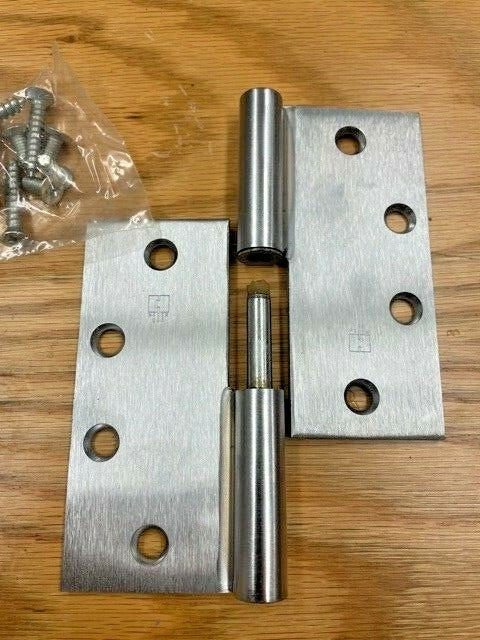 3 EACH HAGER AB920 4.5 x 4.5 US26D LH Concealed Anti-friction bearing 2-knuckle