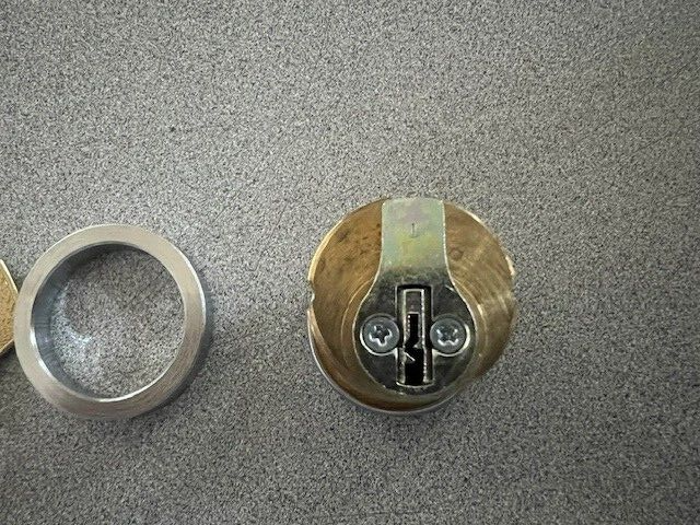 ILCO MORTISE CYLINDER 59A1-A2 CORBIN RUSSWIN KEYWAYS 1 1/4 626 6PIN KR