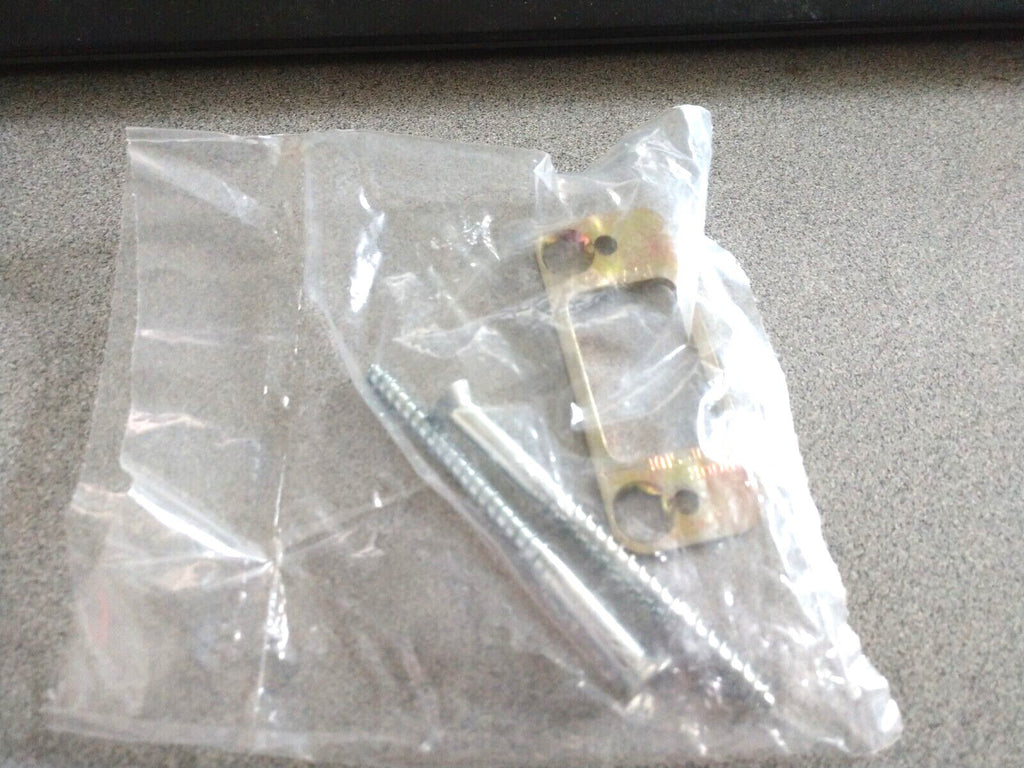 Schlage Deadbolt Security Reinforcement Keeper Strike Plate, 3" Long Screws