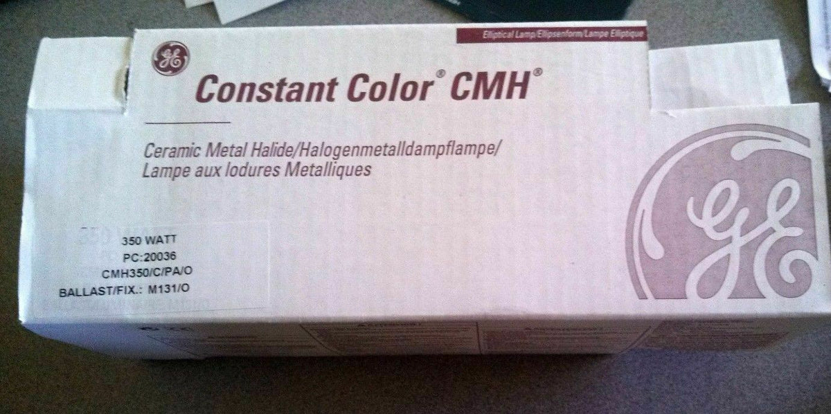 1 PC G.E. PROTECTED CONSTANT COLOR CMH 350WATT ED37 COATED BULBS  pc:20036