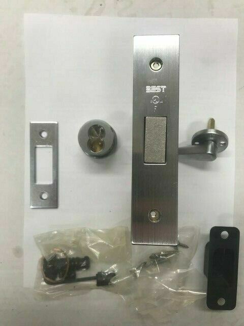 BEST 48H7K-S1-626 MORTISE SINGLE CYLINDER DEADBOLT  WITH SFIC HOUSING LESS CORE