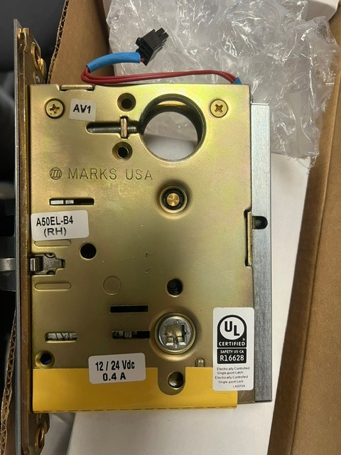 MARKS USA 5RW8 EL 32D RH -G1 ELECTRONIC MORTICE LOCK HANDED