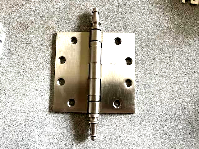 3 EA HAGER HINGE BB1279 4 1/2 X 4 1/2 US15 W/ STEEPLE TIPS USA MADE BMHA 646 FIN