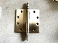 3 EA HAGER HINGE BB1279 4 1/2 X 4 1/2 US15 W/ STEEPLE TIPS USA MADE BMHA 646 FIN