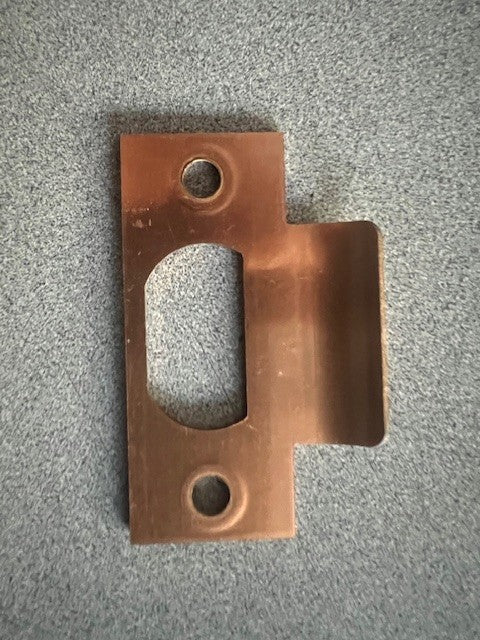 CYLINDRICAL LOCK   " T  " LIP STRIKE US10 2 3/4 X 1 1/8  NOS
