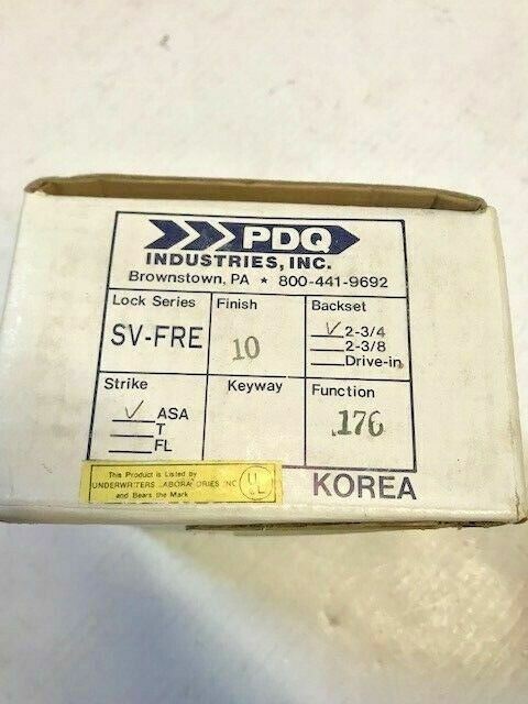PDQ SV - FRE 176 US10 PRIVACY LEVERSET 2 3/4" BS SATIN BRONZE