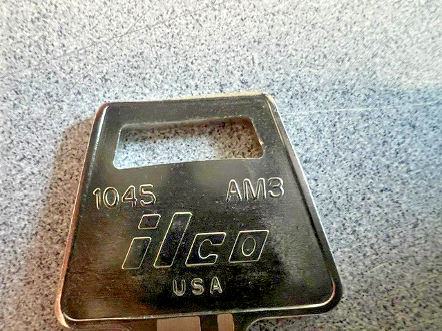 1 EACH KABA ILCO 1045 AM3 AMERICAN PADLOCK KEY BLANK