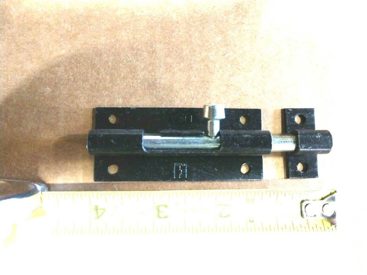 HAGER MADE IN USA BLACK SLIDE BOLT 3"