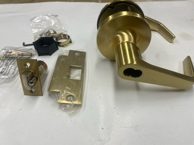 FALCON T501BD D 606 ENTRY SFIC LESS CORE Satin Brass