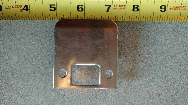 EXTENDED FULL CURVED LIP STRIKES 2 1/2" (SEE PICT) LOCKSMITH USED US32D SATIN SS