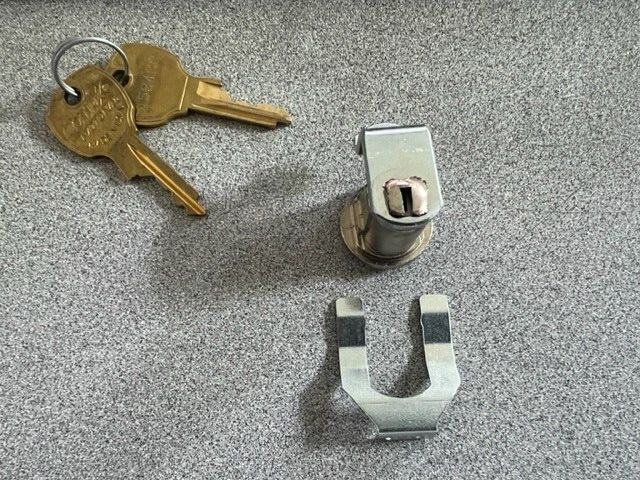 COMPX NATIONAL C8715 Cam Lock,For Thickness 1/16 in,Nickel