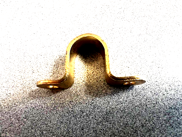 VERTICAL ROD EXIT DEVICE ROD GUIDE BRASS FINISH (MAKE UNKNOWN)