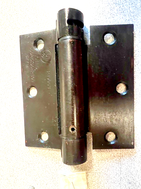 Deltana DSH35U10B 3-1/2" x 3-1/2" Spring Hinge UL OIL RUBBED BRONZE