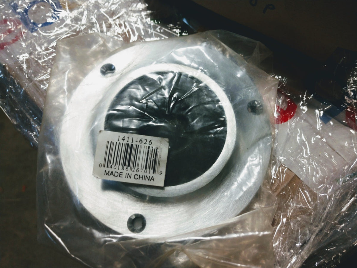 DON JO 1411 US26D DOOR BUMPER JUMBO 3 7/8" DIAMETER