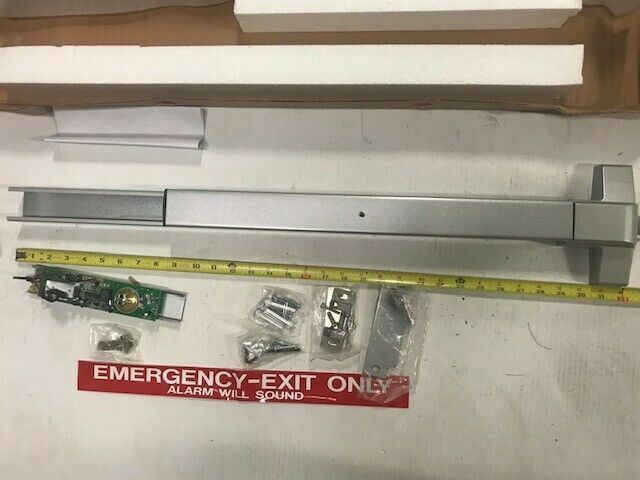 TACO Imperial ED-501-36" AL FINISH  RIM PANIC EXIT PANIC W/ EAK500A Alarm kit