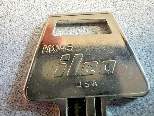 1 EACH KABA ILCO A 1045   AMERICAN PADLOCK KEY BLANK