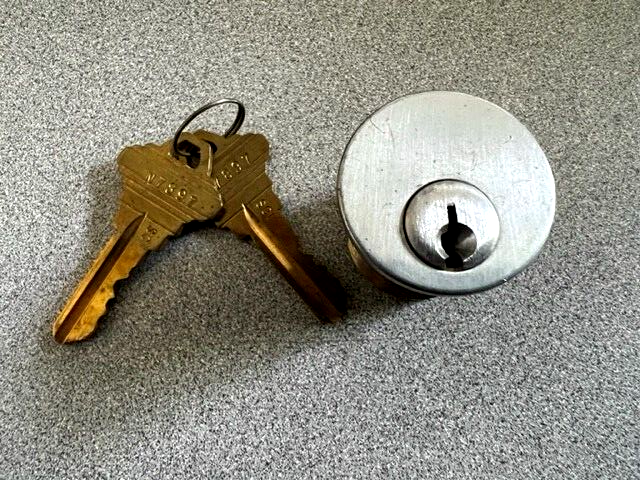 LOCKSMITH MORTISE 1 1/8" MORTICE CYLINDER SCHLKAGE C KEYWAY 