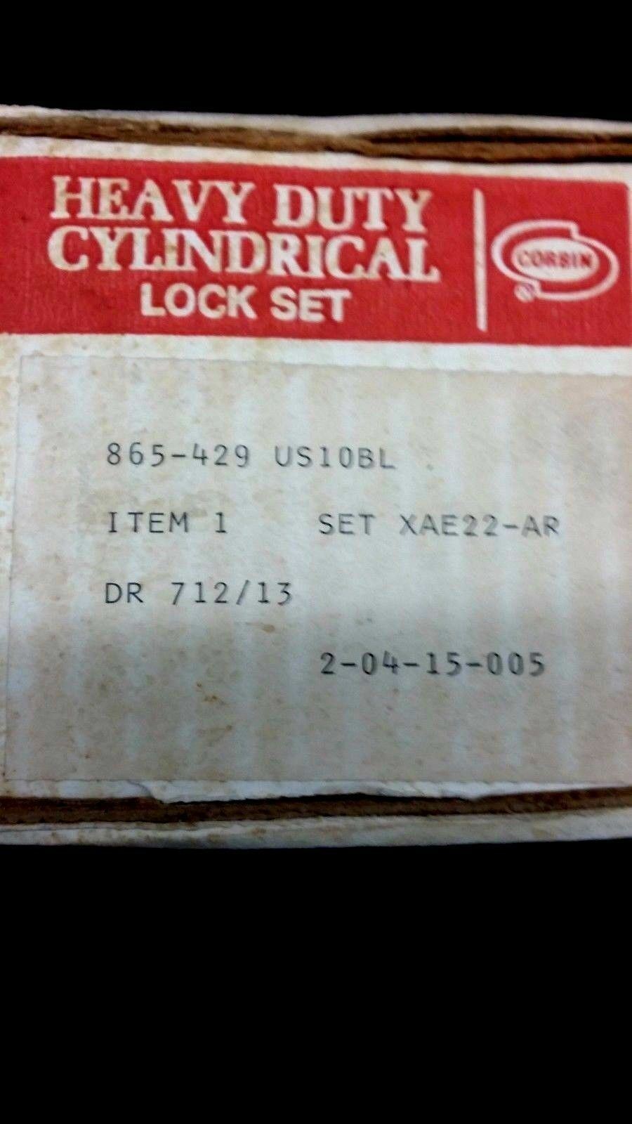 CORBIN 865-429 US10BL  (CK4229BRC) HOTEL FUNCTION HEAVY DUTY CURRENT LIST $634