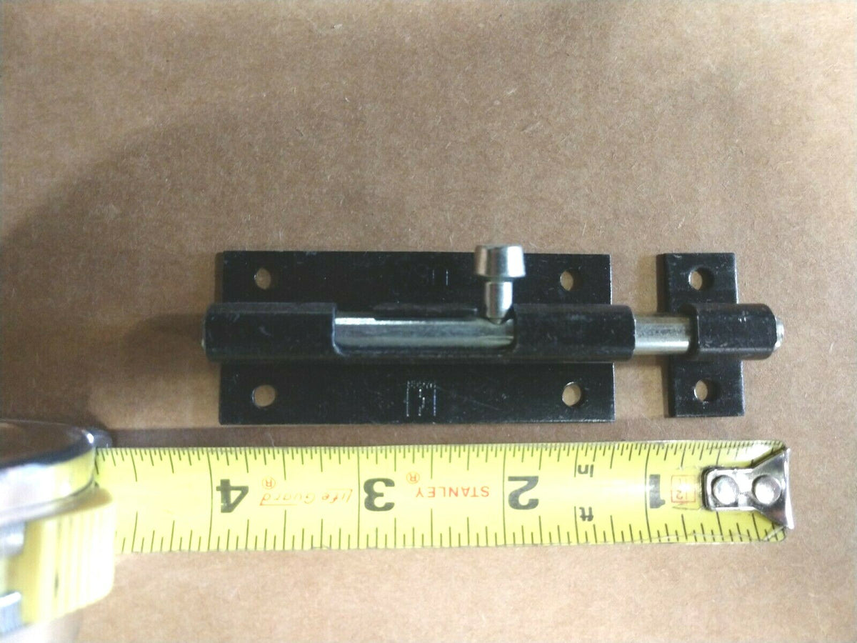 HAGER MADE IN USA BLACK SLIDE BOLT 3"