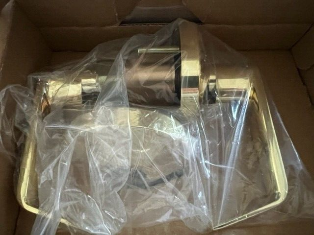 FALCON LOCK B301S DAN 605 PRIVACY LOCK POL BRASS 2 3/4" BS