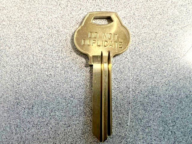 CORBIN RUSSWIN 60  7PIN-12 KEY BLANK 7 PIN ORIGINAL "DO NOT DUPICATE"