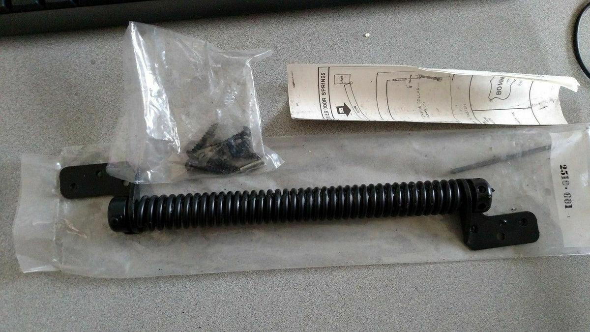 Bommer 2510 13 7/16" Auxiliary Steel Springs Ansi K87444 BLACK COIL DOOR SPRING