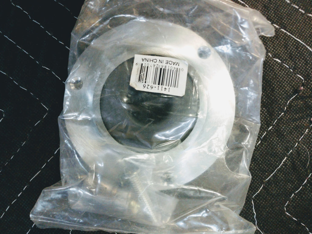 DON JO 1411 US26D DOOR BUMPER JUMBO 3 7/8" DIAMETER