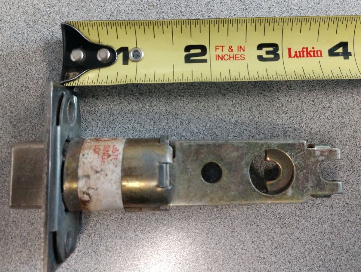 CORBIN RUSSWIN TUBULAR SPRING LATCH 2 3/4"BS US26D