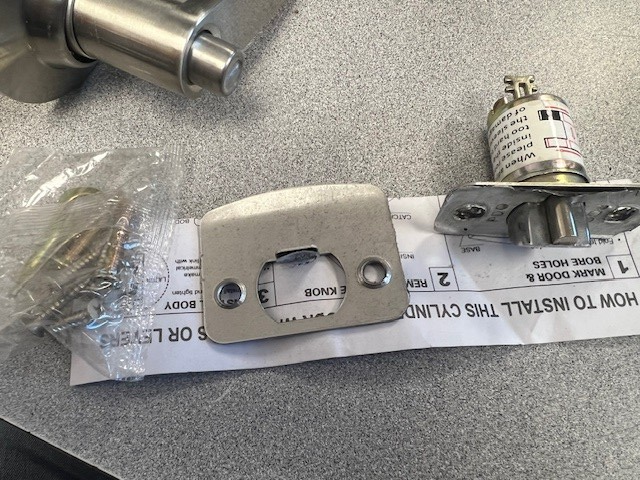 PDQ SM 182 MIA 619 FL SCC ENTRY LOCK SATIN NICKEL