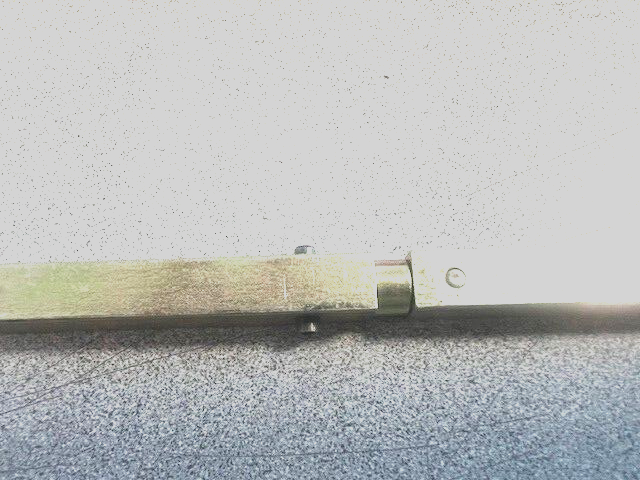 LOCKSMITH SWIVEL SPINDLE 4 1/2" LONG 5/16 SQUARE DOUBLE GROVED WITH 2 PIN STOP
