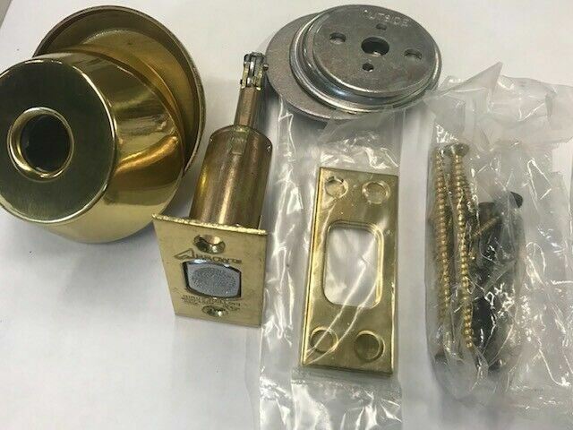 Arrow D 61 US3 395 144 LC Grade 1 Deadbolt SINGLE CYLINDER LESS CYLINDER 