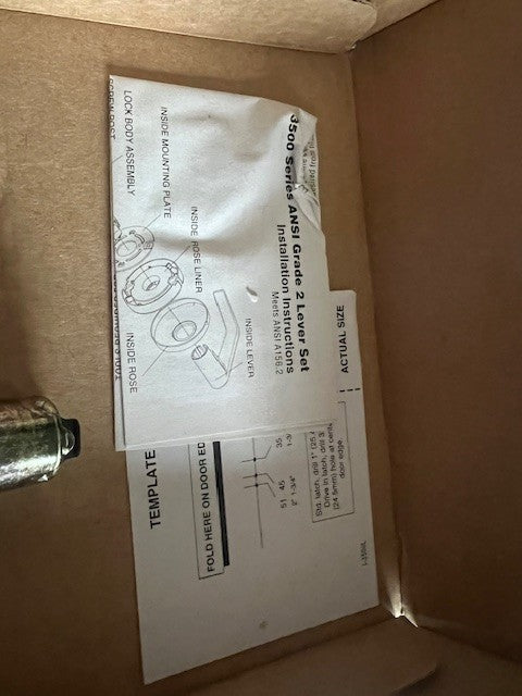 HAGER 3580 US10B AUG NC ASA IC LESS SFIC CORE STOREROOM HAGER 022831