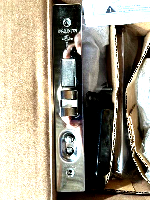FALCON LOCK MA621DN 625 APARTMENT  ENTRY FUNCTION W DEADBOLT LESS CYL POL CHROME
