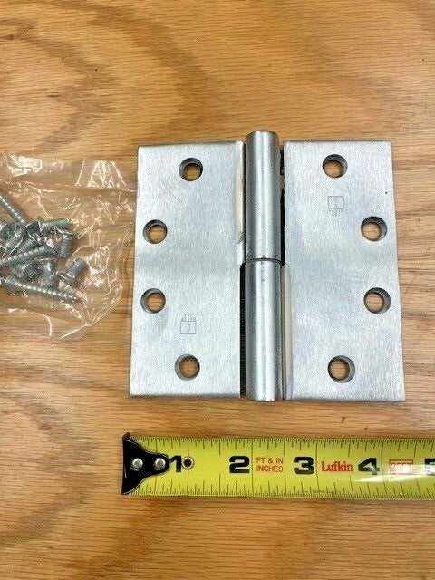 3 EACH HAGER AB920 4.5 x 4.5 US26D RH Concealed Anti-friction bearing 2-knuckle