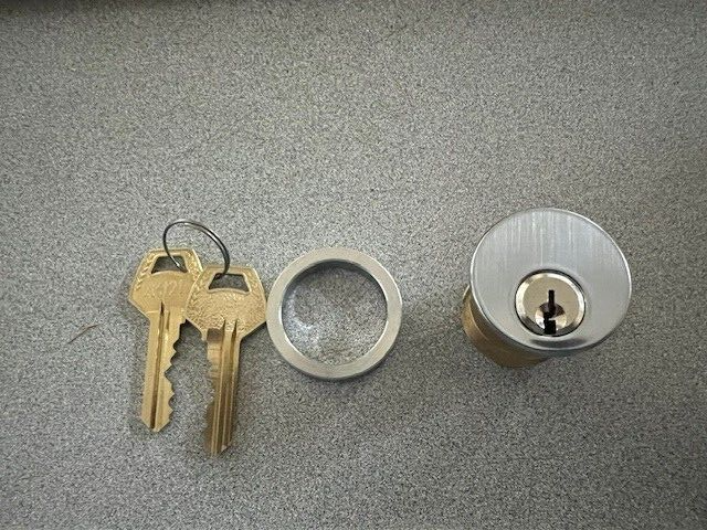 ILCO MORTISE CYLINDER 59A1-A2 CORBIN RUSSWIN KEYWAYS 1 1/4 626 6PIN KR