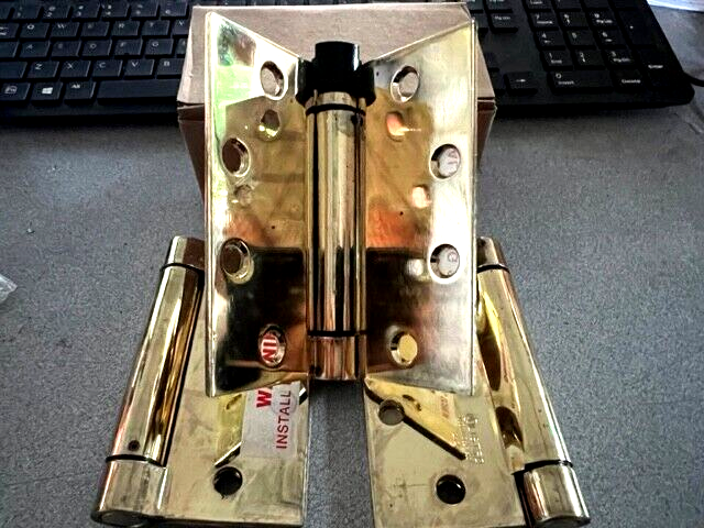 3 EACH STANLEY 2060-R-US3 4 1/2 X 4 1/2 UL SPRING CLOSING HINGE 42-0940