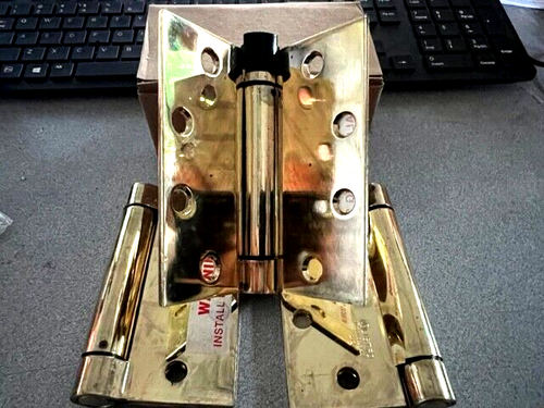 3 EACH STANLEY 2060-R-US3 4 1/2 X 4 1/2 UL SPRING CLOSING HINGE 42-0940