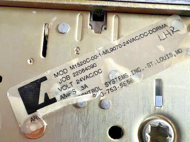 DORMA  ACSI M1520C- 00  -1- ML9070-24VAC/DC LHR FAIL SEC (POWER UNLOCK) W/32D FP