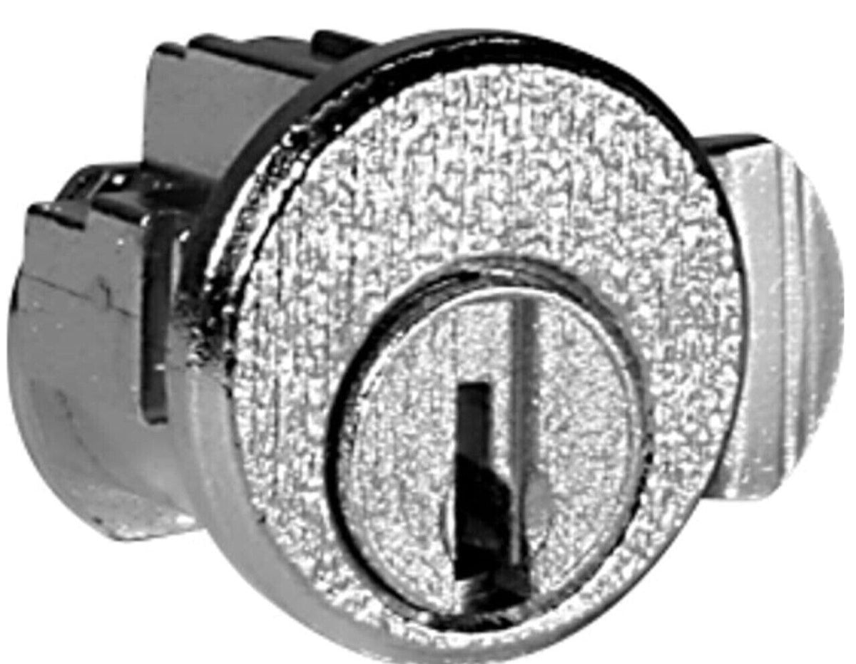 CompX C8726   Nickel Finish Mailbox Lock W/ Clip Replaces Riopel-Canada Style